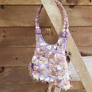 Handmade Purse with Seashells